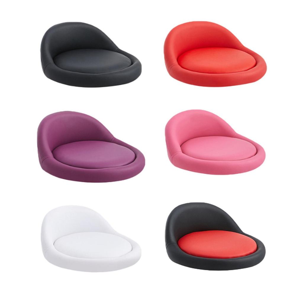 Round Kitchen Stool with Low Backrest And Easy Clean Feature