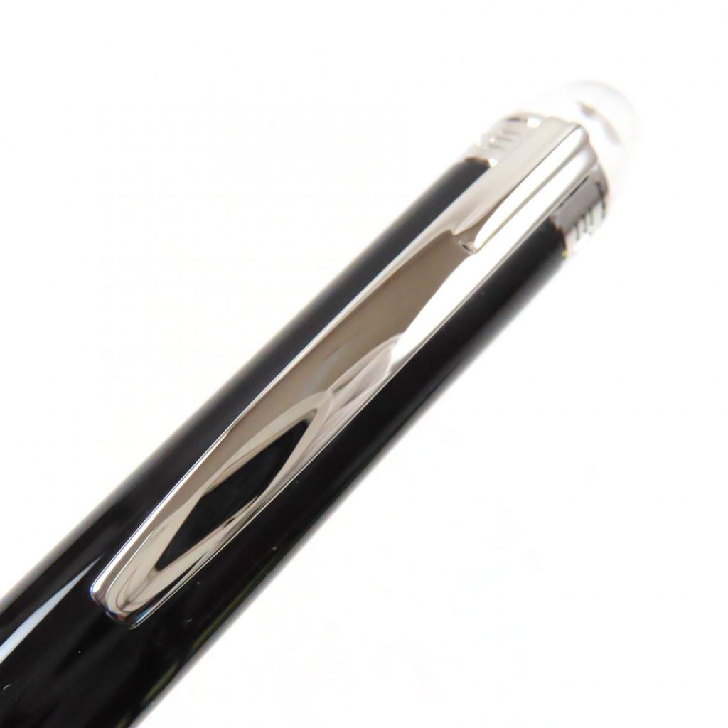Excellent MONTBLANC Ballpoint pen Starwalker White Star Twist Type Black Silver mens Used