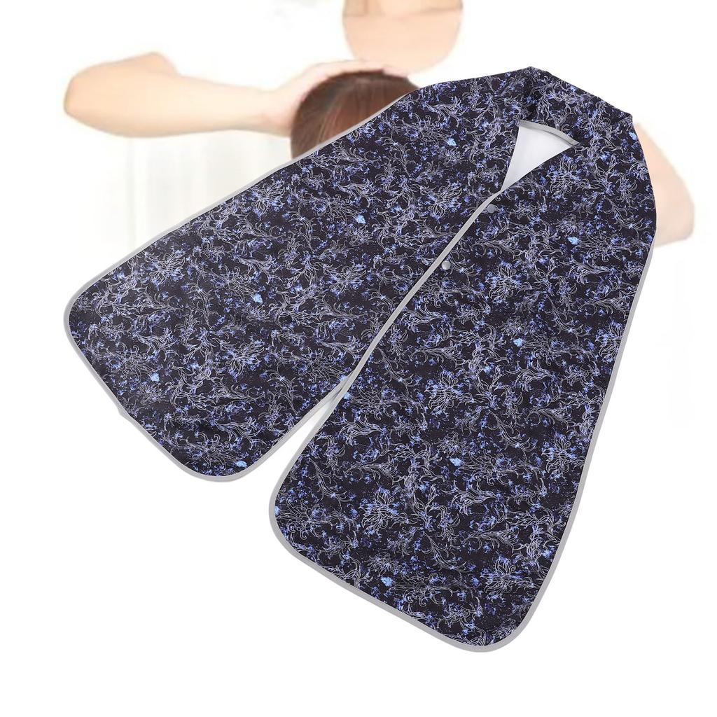 Reversible Adult Bib Oil and Dirt Proof Adult Bib Scarf Elderly Dining Clothing Protector for Adults
