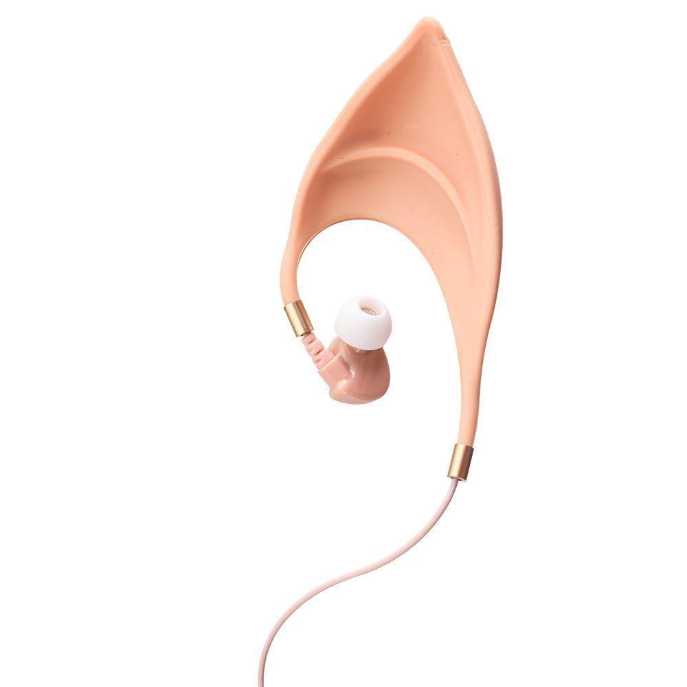 3,5mm Silikonové Cosplay Elfské Stereo Sluchátka Elfí Uši Sluchátka Víla In-Ear Sluchátka