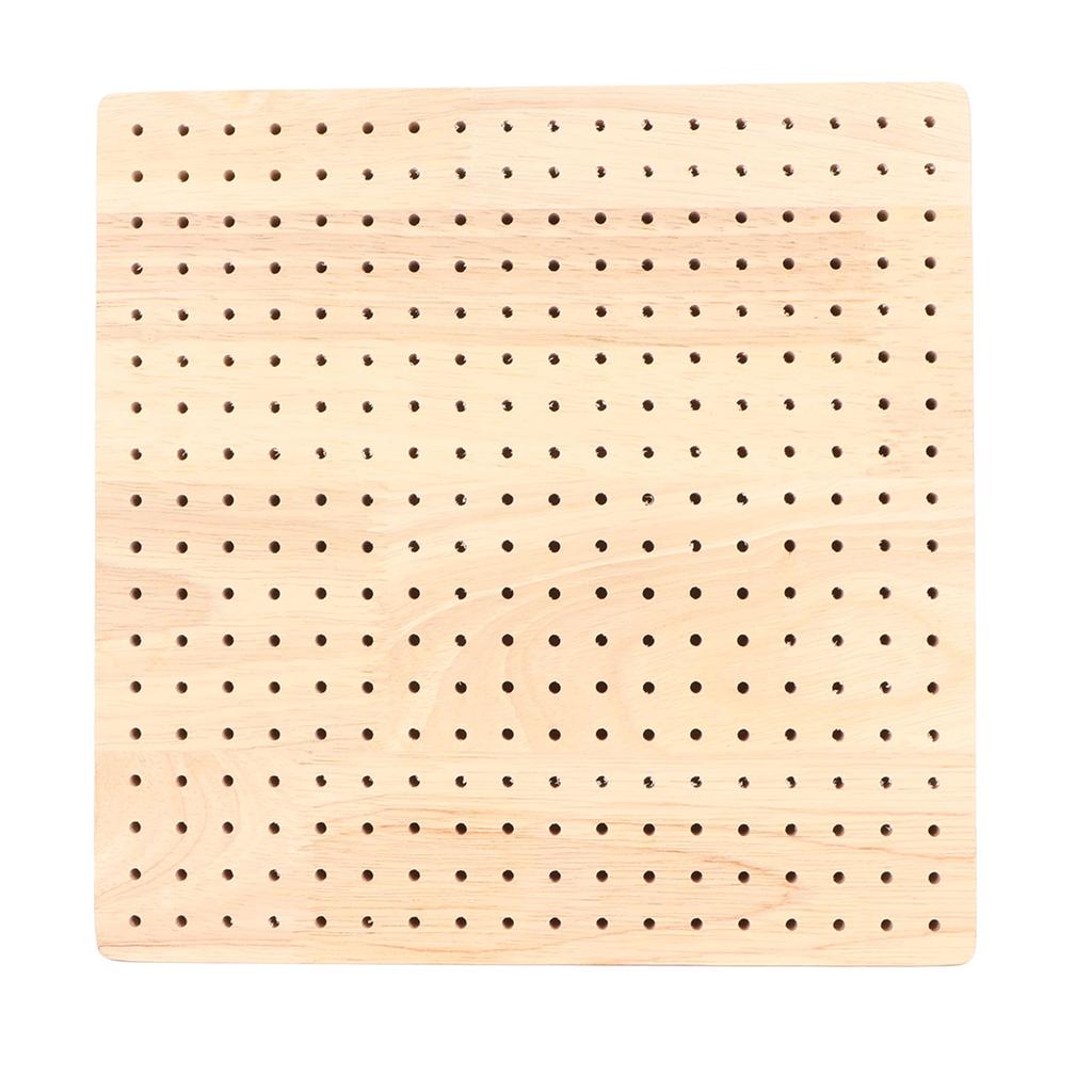 Crochet Blocking Board Handcrafted Wooden Knitting Blocking Mats with 20 Stainless Steel Pins 5