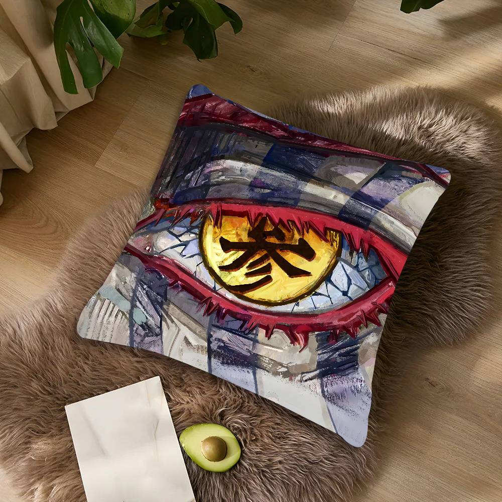 New Movie Popular D-DEMONS Cool S-LAYER Anime Pillow Case Toon Gift Cushion Cover Bedroom Home Sofa Chair Seat Decor Pillow Case