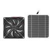 Solar Powered Exhaust Fan Monocrystalline 50W 12V 6.5 Inch Solar Panel Fan Kit with Protective Net Support 24 Hours