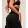 Gymshark Vital Sculpt Colanți fără cusături cu picior evazat Negru B2c7m Bb2j