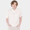 CUSTOMUS Hand-Logo Trimmed Open Neck Men'S Short Sleeve Collared T-Shirt Cxs25Mkkt421 Ivy