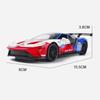 1/32 مقياس فورد V8 GT نموذج سيارة مصبوب لعبة، مركبة لعبة سحب للخلف مع صوت وضوء للأطفال الصغار الأولاد البنات هدية مجموعة