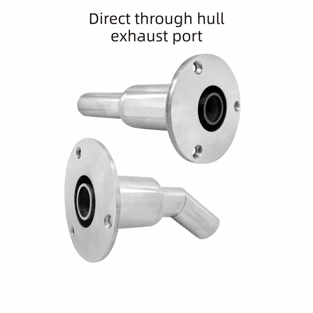 22mm Thru Hull Exhaust Fitting Steel 316 Hull Skin Fittings Marine Heater Exhaust  Marine Boat