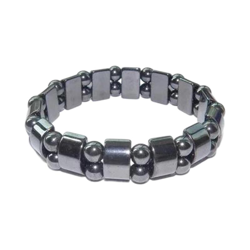 Elastic Magnetic Beaded Bracelet Adjustable Stretchy Wristband For Health Symbol And Stylish Daily Wear