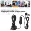 Mini Collar Clip Microphone Karaoke Live Broadcast Mic with Battery for Mobile Phone PC(MicrophoneAdapter for IOS )