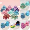 Adorable Sequin Double-sided Flip Reversible Octopus Plush Toy For Kids Joyful Moments