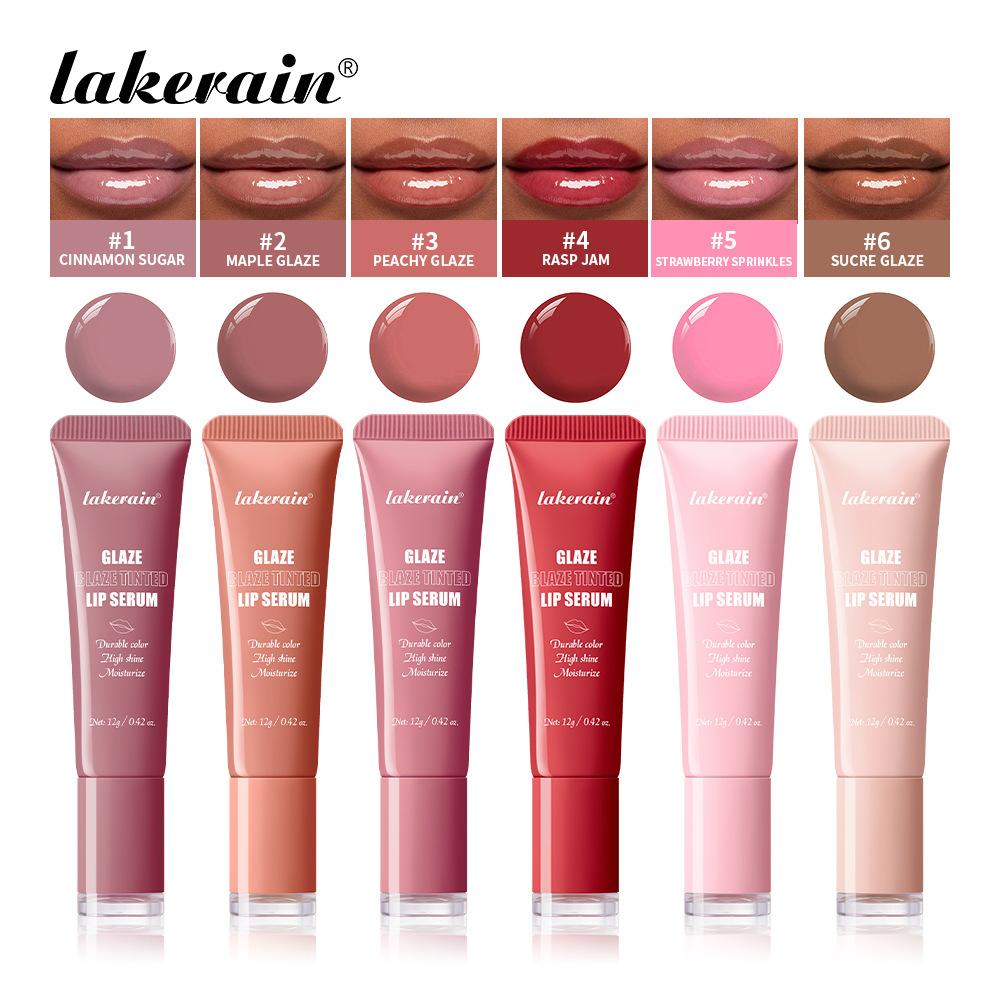 Lip Gloss Glowy Balm Tinted Lip Moisturizer Repairing Nourishing Lip Tinting Glow Liquid Lip Gel Hydrating Lips Care