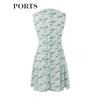 PORTS Women's Sleeveless Printed Midi Dress