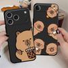 Funny Capybara Case for Apple iPhone 17 Pro Max 15 Pro 7 8 11 12 14 Air XR XS MAX 13 16 Funda Phone Cover