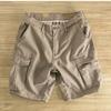 Mens Cargo Shorts With Breathable Cotton Fabric For Summer Casual Wear