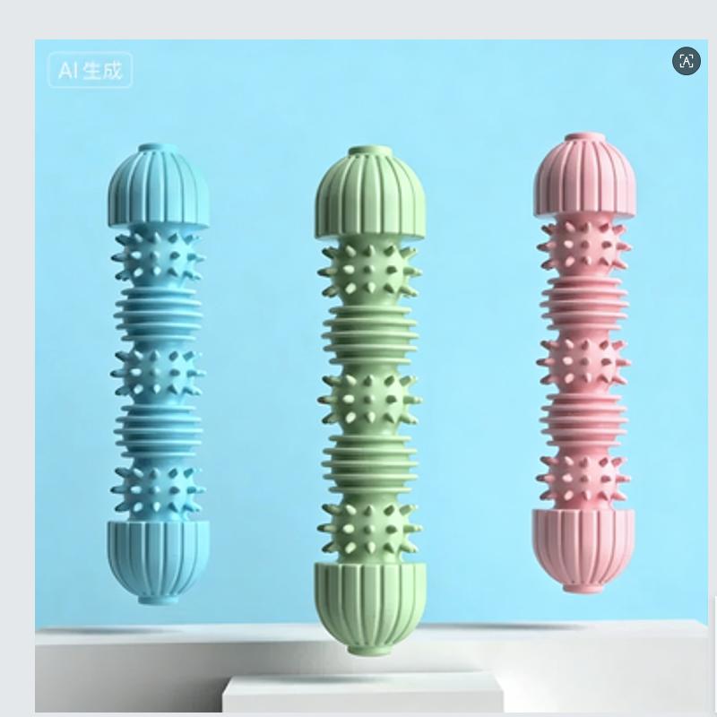 A new type of anti dog bite chewing toy with caterpillar shaped small dog teeth grinding and cleaning tool