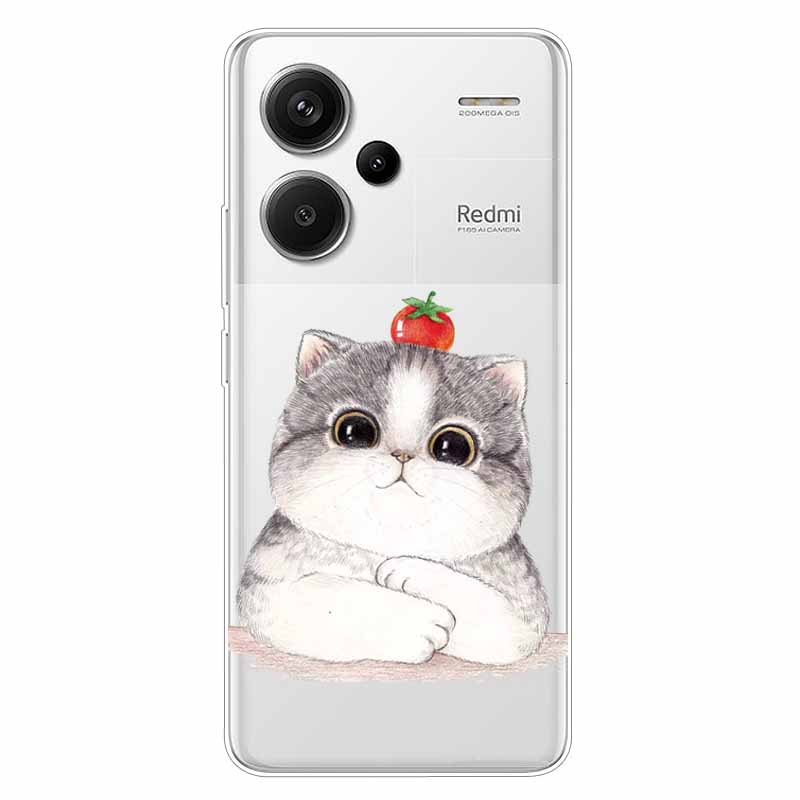 For Redmi Note 13 Pro Plus 5G Case Clear TPU Soft Back Cover for Xiaomi Redmi Note 13 Pro+ 5G Transparent Silicone Cases Funda