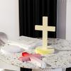 DIY Cross Craft Silicone Mold 3D Cross Candle Plaster Resin Casting Mold Reliquary Jewelry Display Stand Easter Gift Making Tool