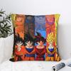 Dbz Pillowcase Polyester Cushion Cover Decor Dbz Throw Pillow Case Cover Home Square 40X40Cm