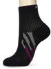 Prince Short Black Free Size Women's Socks, (165), (Japan)
