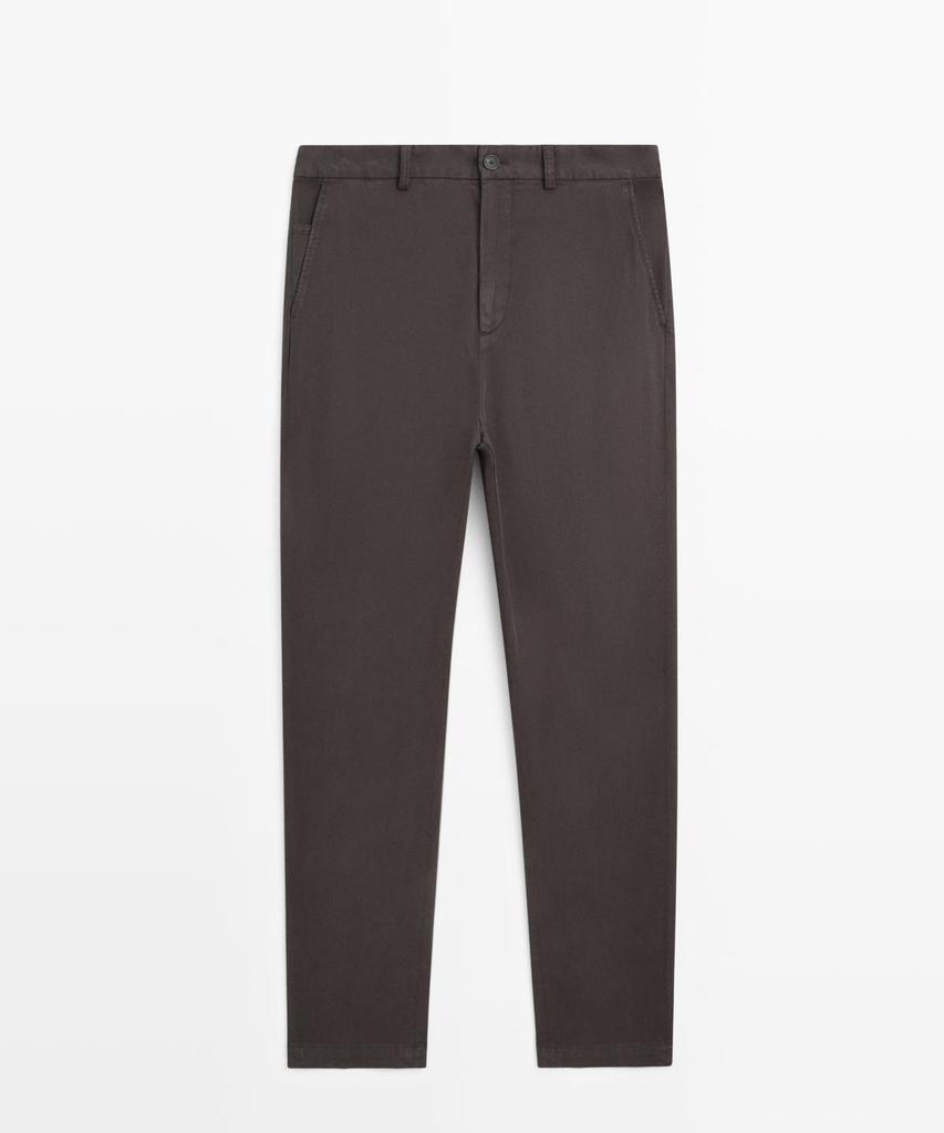 Masimodutti Cotton Blend Jogger Fit Pants