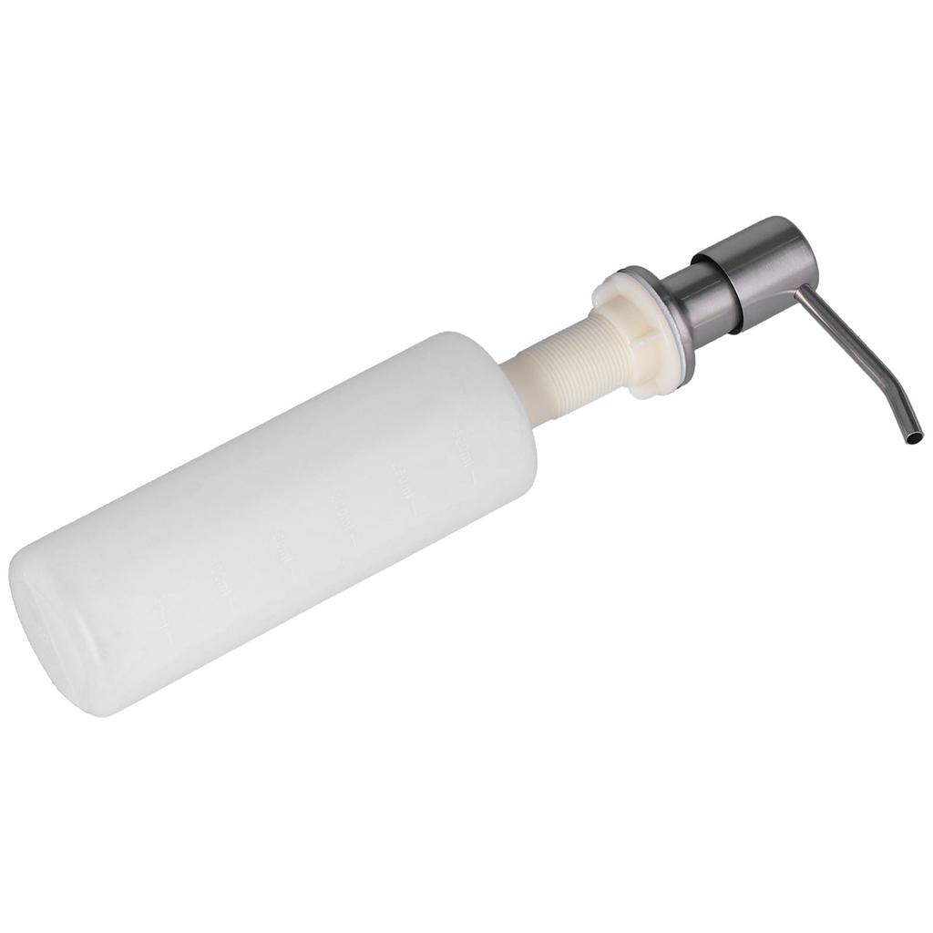 Sink Soap Dispenser Stainless Steel Press Head 300ML Soap Lotion Container Kitchen Bathroom