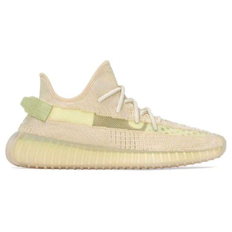Adidas Originals Yeezy Boost 350 V2 Flax Low-Top Lifestyle-Sneaker Unisex-Sneaker Flachs-Gelb FX9028-2020