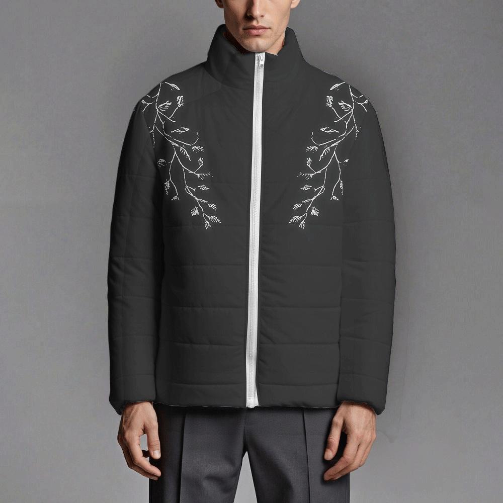 2025 New Men's Autumn and Winter Clothing Zipper Long-sleeved Loose Cotton Clothing Men's Cotton-padded Jacket Men's Jacket Winter Clothing