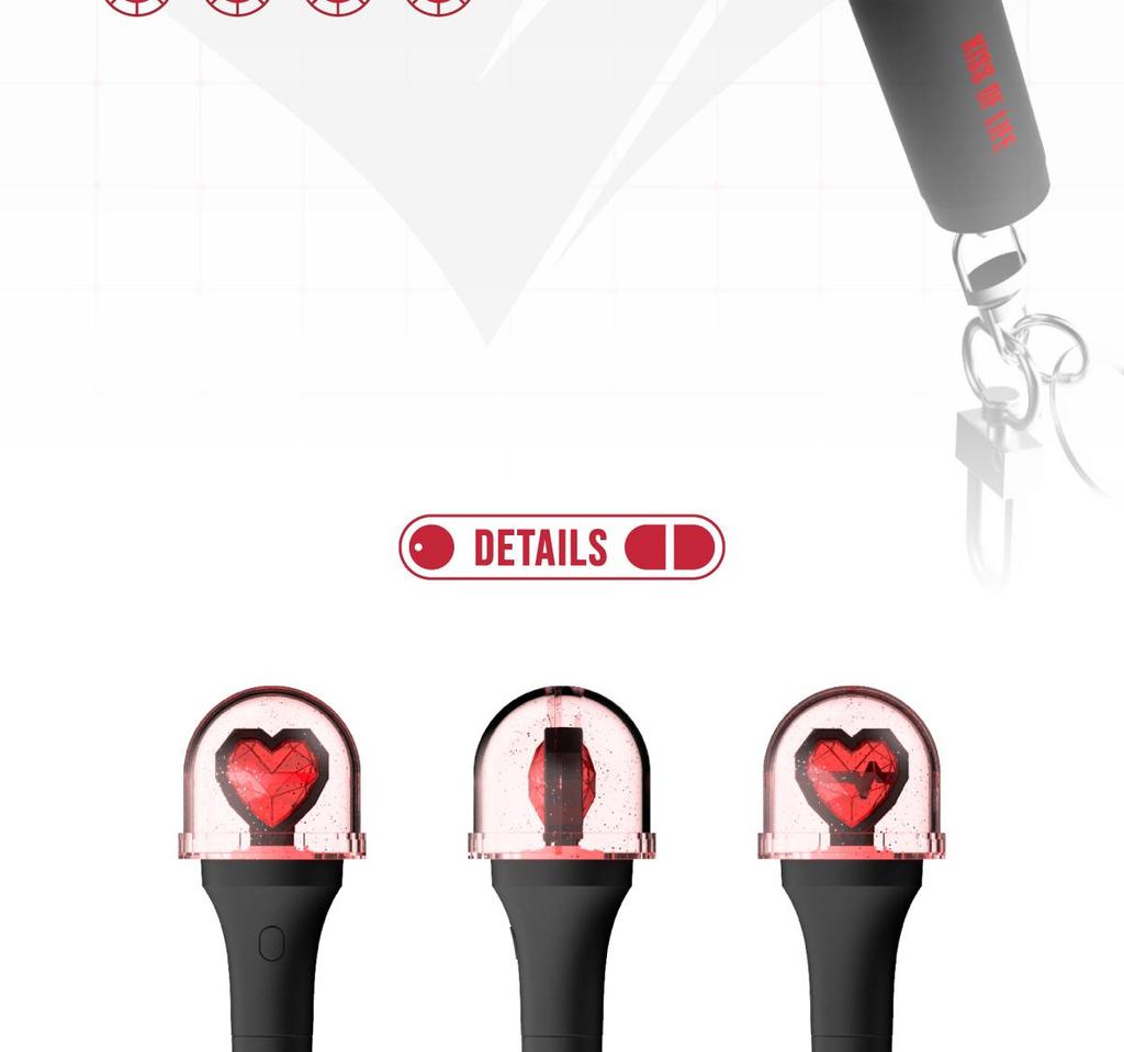 (Mini Light Keyring) KISS OF LIFE 1st World Tour [KISS ROAD] In Seoul MD OFFICIAL MD