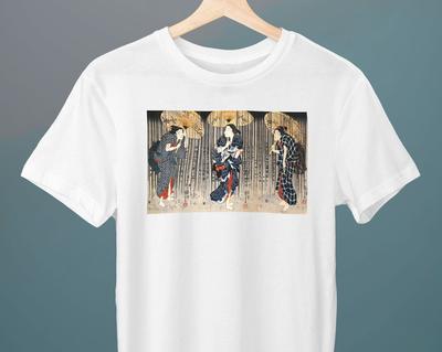 Women 13, Kuniyoshi Utagawa, Unisex T-Shirt, Art Shirt, Japanese Art, Art Lover Gift