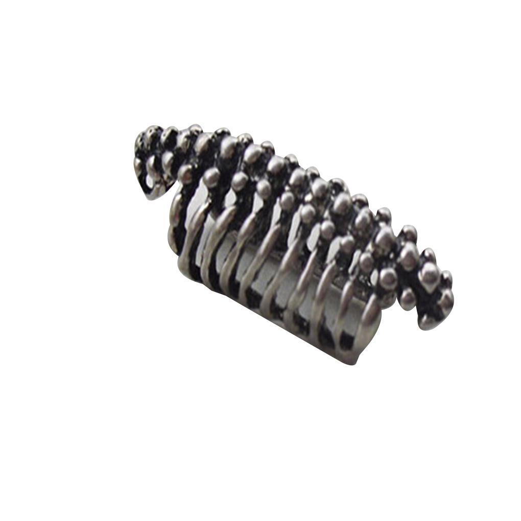 

Vintage Gothic Punk Silver Earrings Elegant And Classic Ear Clip Punk Rock Skull Backbone Ear Cuff