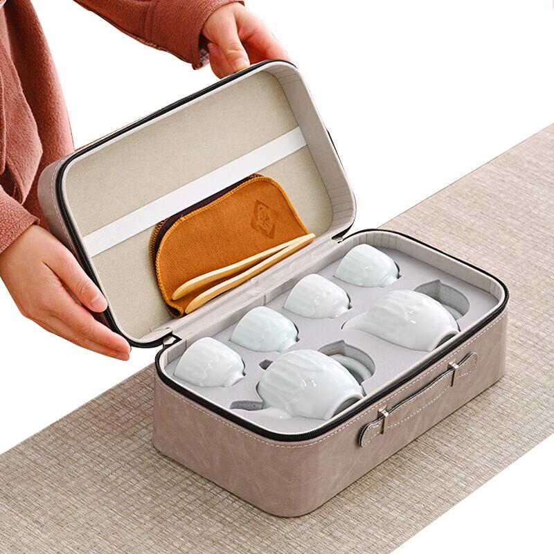 Ba Fang Li Heshun 8-Piece Ceramic Tea Set