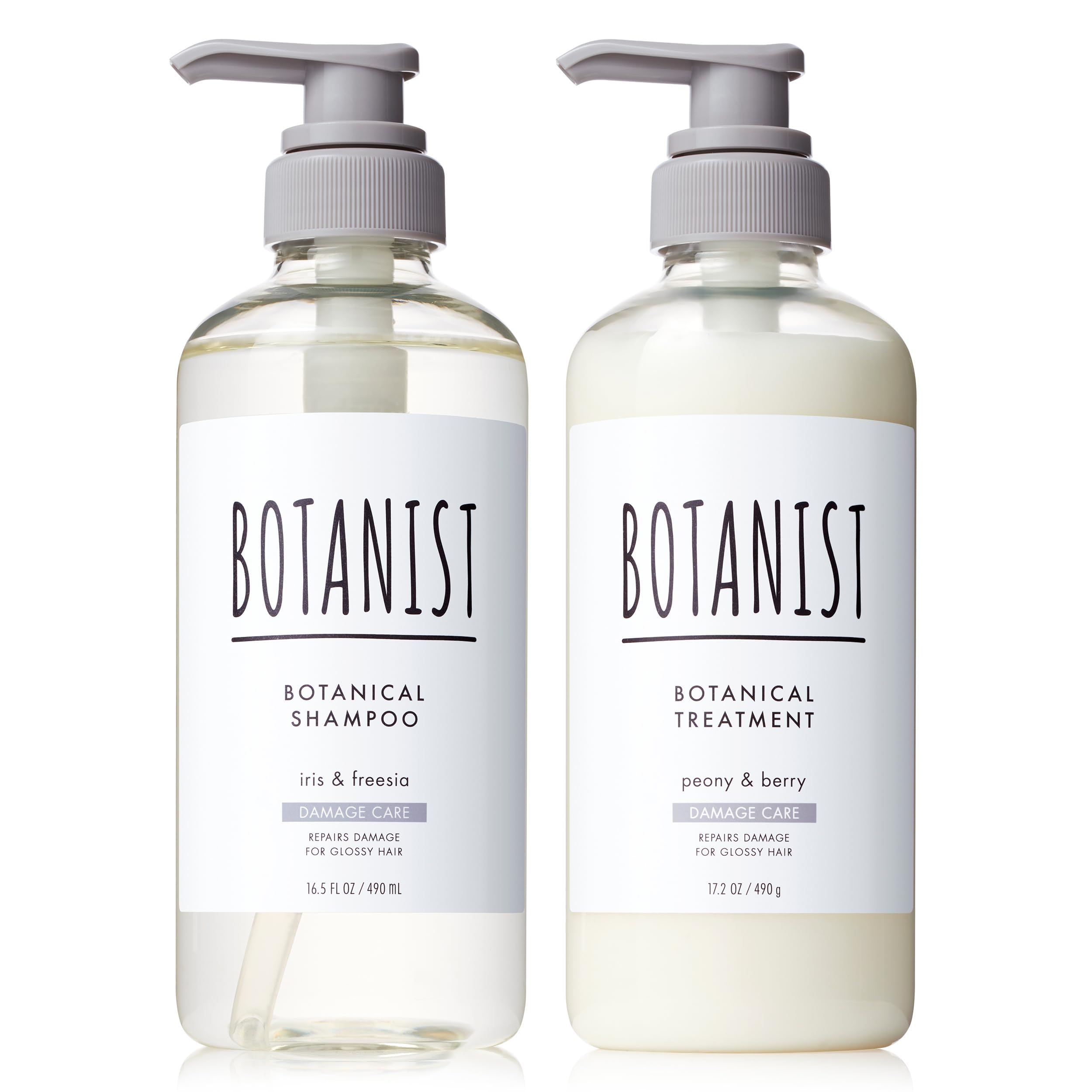 

BOTANIST Botanical Shampoo Treatment Care Renewal Hair Care Damage Repair Shine Easy to use & [Damage Set] Plant-derived
