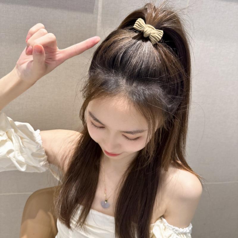 Frühlings-einfache Schleife, die kräftiges, hochelastisches Haarseil-Gummiband erweitert