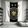 Deutscher Fußball-Bund Wandteppich Ästhetisches Wandbehang Gedruckter Stoffdecke Dekorative Wandteppiche für Schlafzimmer Wohnzimmer Heimdekoration