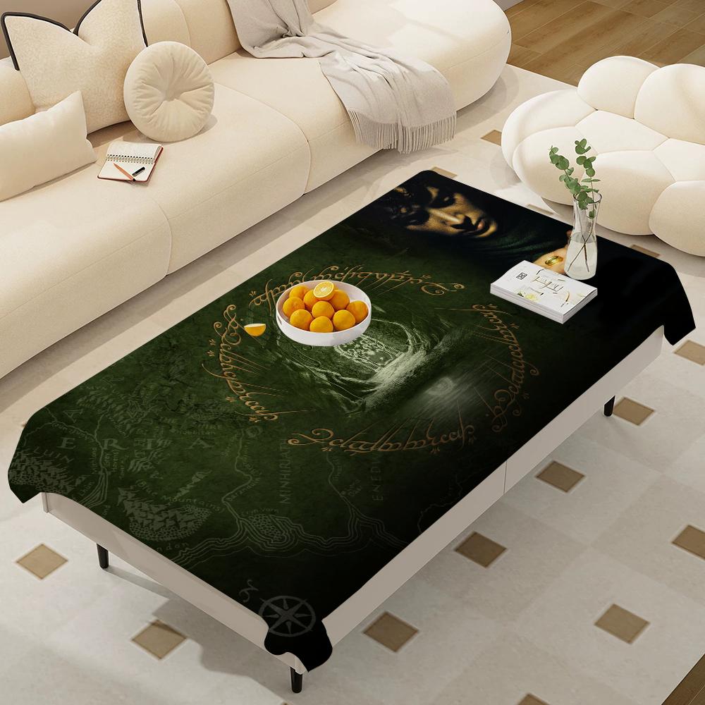 L-Lords Game Rings Home Tablecloths Dining Decoration And Rectangular Table Accessories Waterproof Cloth Anti-Stain
