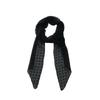 Detachable Design Chiffon Scarf Thin Material Polka Dots Scarf Neck Scarf  Fashion Accessory
