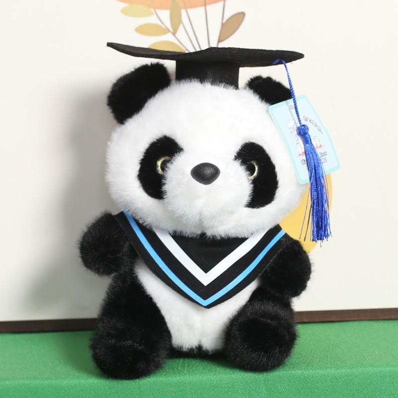 Cute Doctoral Bear Graduation Bear Doll Plush Toy Hat Doctoral Bear Doll Bachelor Bear