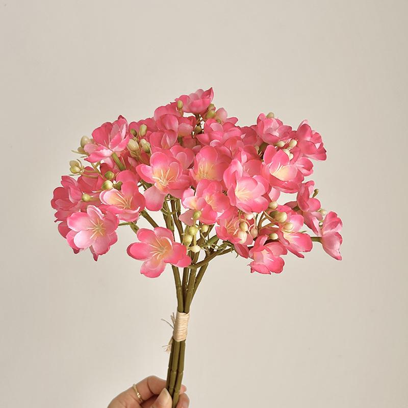 Artificial Flowers Bouquet Fake Jasmine Flowers Dining Table Arrange Simulated Floral Art Decoration Korean Style Photo Props