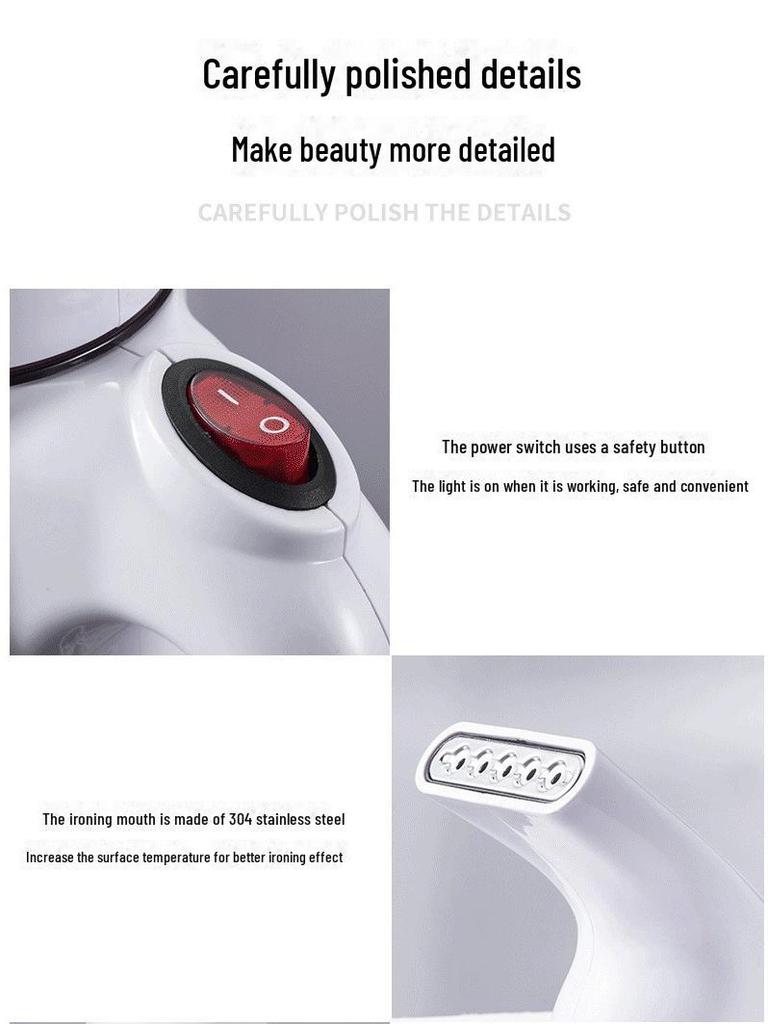 European Portable Handheld Mini Steam Iron for Disinfection & Sterilization