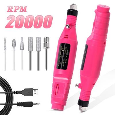 High-Speed Nail Sander Set Portable Professional Electric Nail Drill Machine Low Noise Multi-function Sanding File Pen Nail Care
