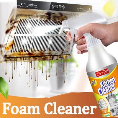 3 Pcs 60ml Foam Cleaner Kitchen Grease Cleaner Stain Remover Magic Degreaser Spray Foam Cleaner Kitchen Home Cleaning Products