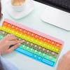 Keyboard Rainbow Push Bubble Sensory Fidget Toys Kids ADHD Anxiety Stress Reliever Jugetes Antiestrés Para Niños