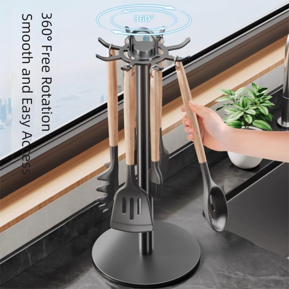 Beweglicher Aufbewahrungshalter Tragbarer Küchenutensilienständer Küchenorganisator