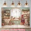 1Pcs Printing Size Options Decoration Background Winter Backdrop Decorations For Photo Studio Photo Booth Christams Party