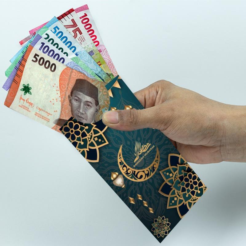 1Set Decorate Paper Wallets for Ramadan 2026, Moon Festival, and Decorate Party Supplies with Red Envelopes for Star Festival