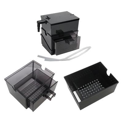Aquarium Filter Box Lightweight Drawer Tray Silent External Small Fish Tanks Filtration System Overflow Box Filtration Box