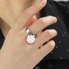 Ring Stainless Steel Jewelry Finger Ornaments Jewelries Gifts Charm for Women Punk Party Girls Female Ornament Shiny