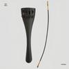 Carbon Fiber Violin/Viola/Cello Tailpiece with Tailgut - Complete Accessory Set