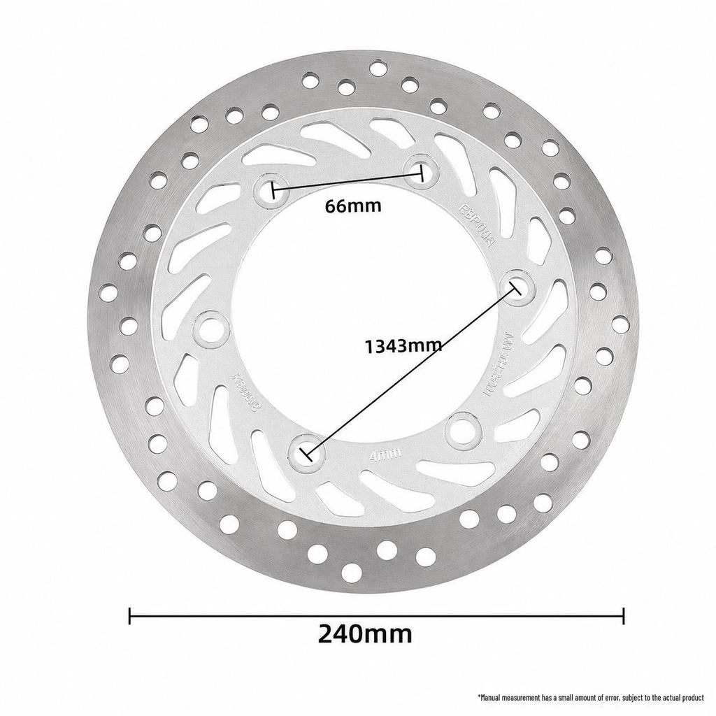 Compatible Front Brake Disc Rotor Caliper for Honda New Mega Pro Motorcycle