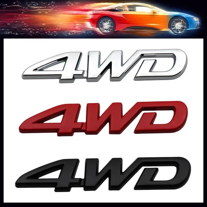 Chrome 4WD for All SUV Rear Trunk Nameplate Emblem Badge Sticker